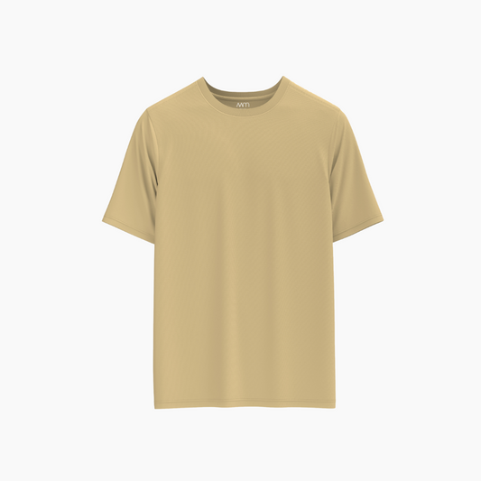 SLIM FIT SHIRT IN DARK MUSTARD