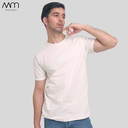 SLIM FIT SHIRT IN OFF WHITE