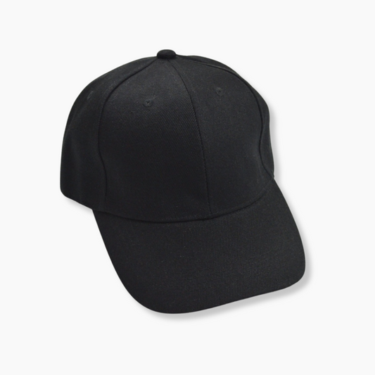 MINIMALIST CAP IN CHARCOAL BLACK