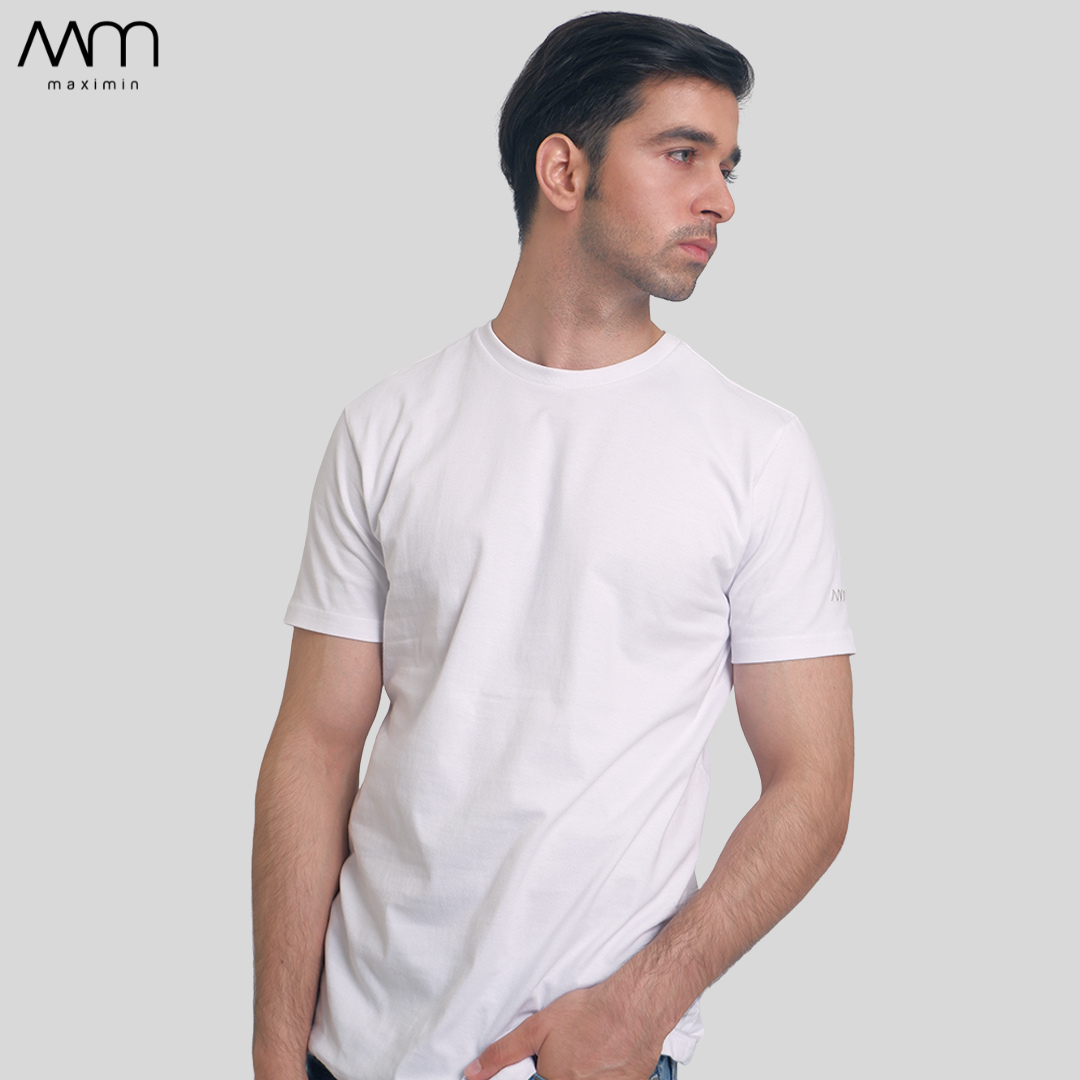 SLIM FIT SHIRT IN CLOUD WHITE