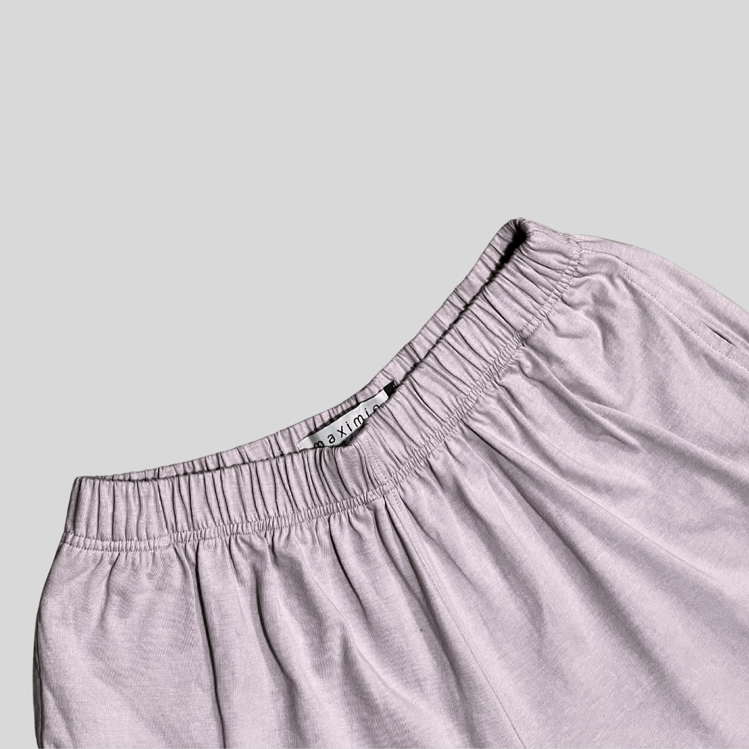 COMFY COTTON SHORT IN BURNISHED LILAC