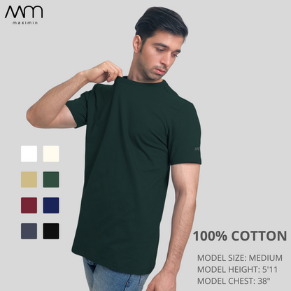 SLIM FIT SHIRT IN FOREST GREEN