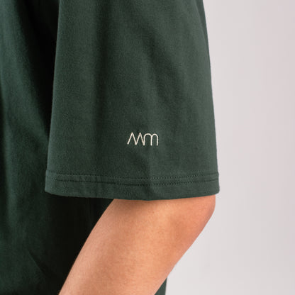 SLIM FIT SHIRT IN FOREST GREEN